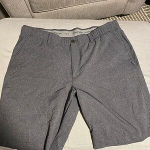 Under Armour Men's Charcoal Flat Front Shorts